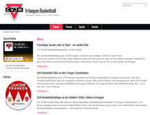 Tablet Screenshot of cvjm-basketball.de